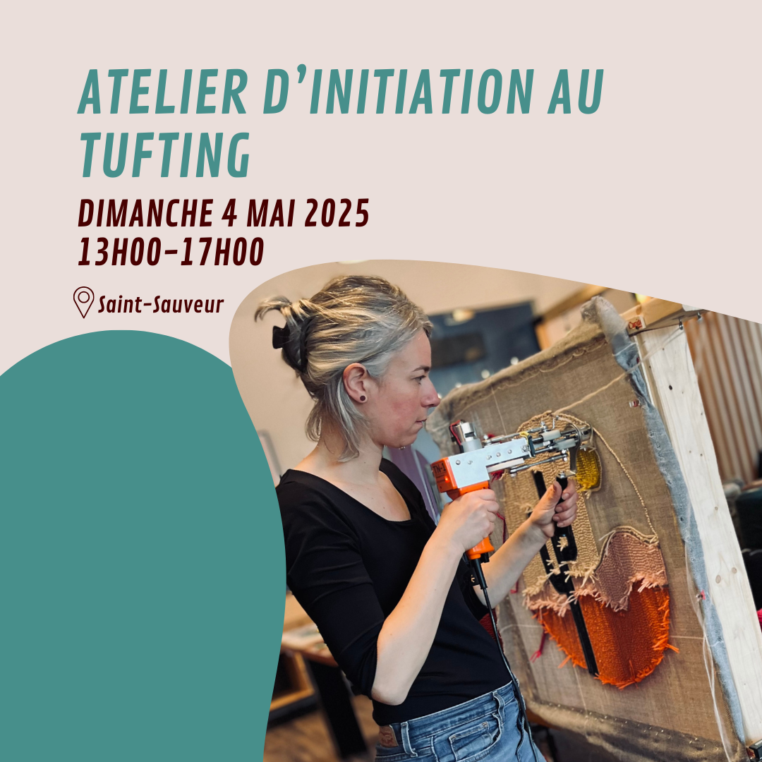 Atelier d'initiation au tufting - SAINT-SAUVEUR - Dimanche 4 Mai