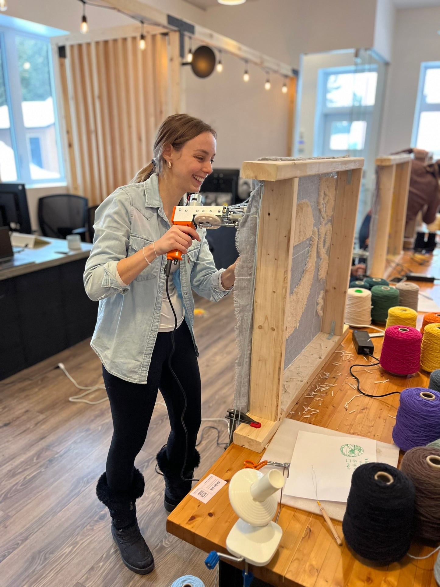 Atelier d'initiation au tufting - Saint-Sauveur - dimanche 25 janvier de 13h à 17h